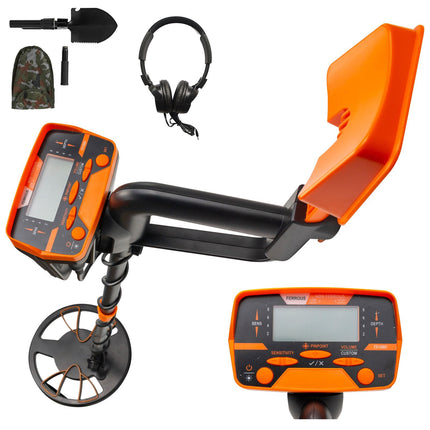 Waterproof Metal Detector With LCD, 2 Modes, Headphones
