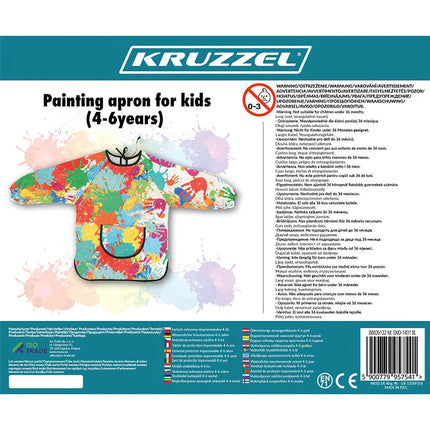 Waterproof Protective Apron, Adjustable Size 4-6L