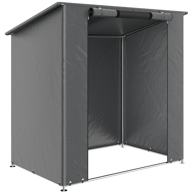 Wasserdichtes Lagerzelt 1,9x1,2m mit Rolltür