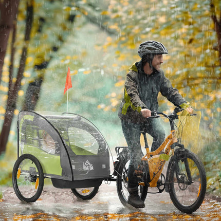 Housse imperméable pour remorque enfant, protection UV, 76 x 61 x 61 cm