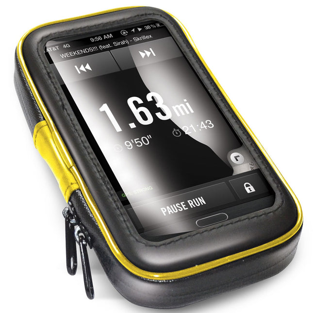 Waterproof mobile phone holder for bicycle