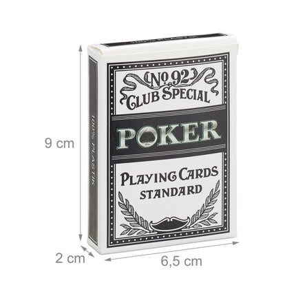 Wasserfeste Spielkarten 4 Decks