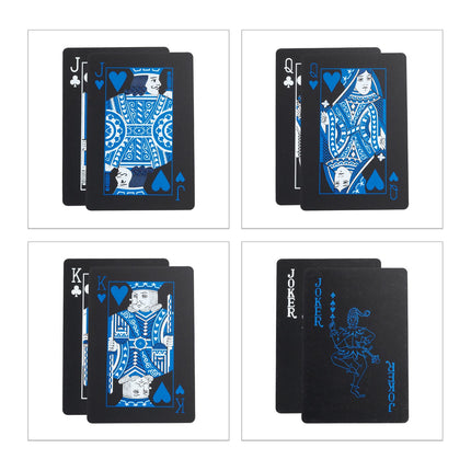Cartes de poker imperméables 2 jeux