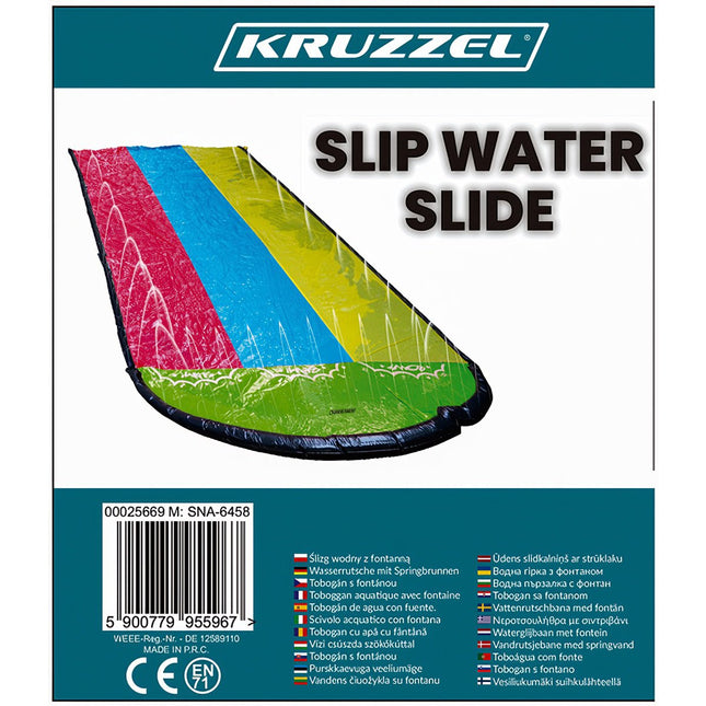 Wasserrutsche mit Springbrunnen Kruzzel 25669