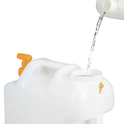 Wassertank mit Wasserhahn