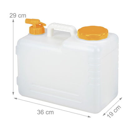 Réservoir d'eau avec robinet