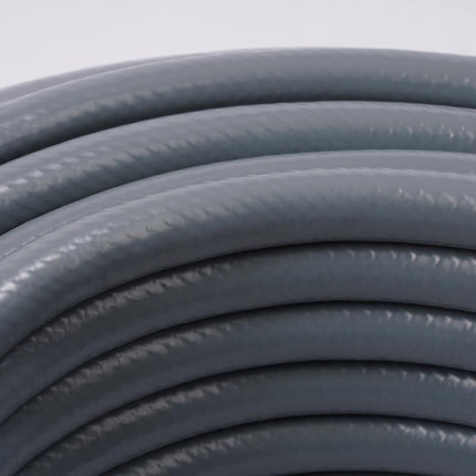 Tuyau d'arrosage gris résistant aux intempéries, tissu résistant aux UV, 1/2 pouce