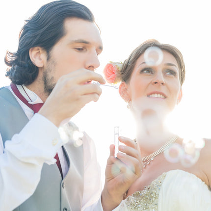 Bulles de mariage - Poignées en forme de cœur, cadeaux pour invités