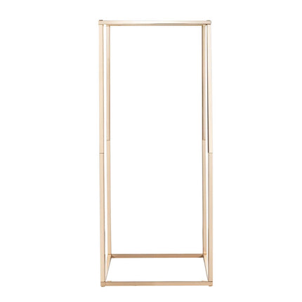Wedding Flower Stand Set, 10-Pack 23.6 in Gold Cubes