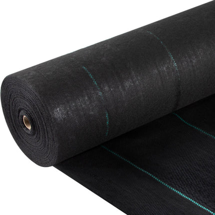 Weed Barrier Fabric, 5 x 250 Ft, 5 Oz Woven PP