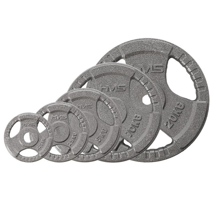 Hantelscheibe 2,5 kg – Hammerschlag-Finish