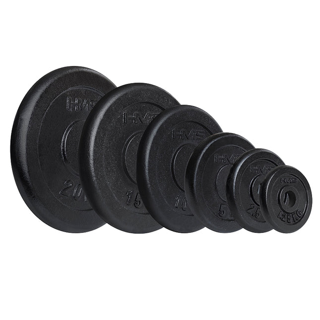 Hantelscheibe 5 kg, Schwarz – Ideal für Krafttraining
