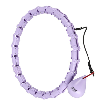 Cerceau lesté violet - Outil d'exercice de fitness