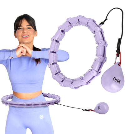 Cerceau lesté violet - Outil d'exercice de fitness