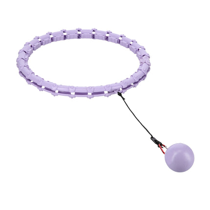 Cerceau lesté violet - Outil d'exercice de fitness