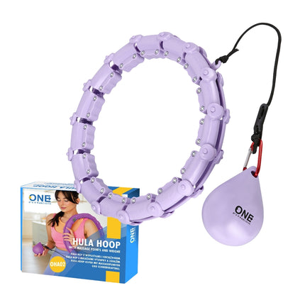 Cerceau lesté violet - Outil d'exercice de fitness