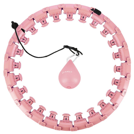 Cerceau lesté rose pour le fitness