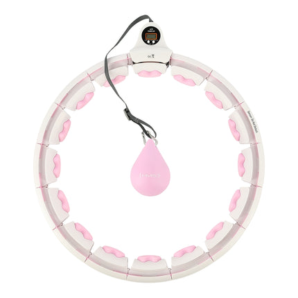 Cerceau lesté rose avec compteur