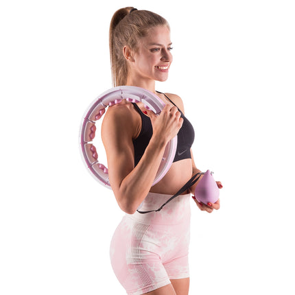 Cerceau lesté rose avec compteur