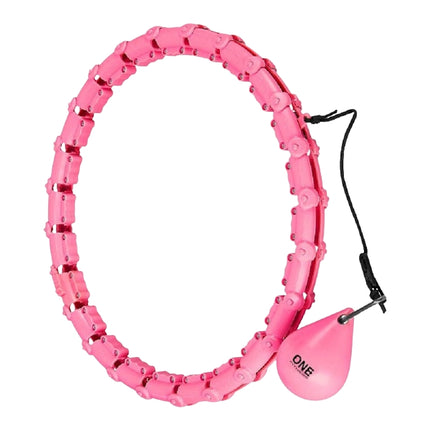 Gewichteter Pinker Hula-Hoop mit Taillenstütze