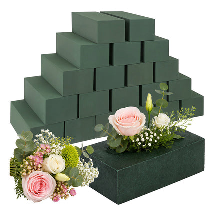 Nasse Steckschwämme 23x11x8cm, 20 Stück für Blumen