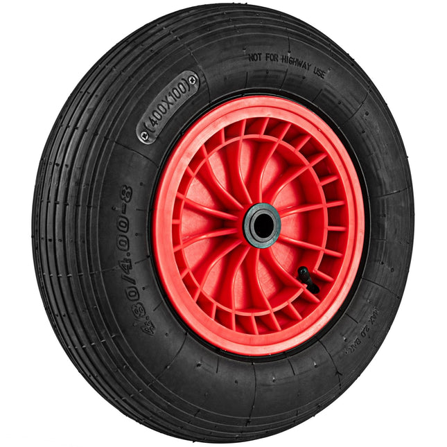 Pneu pour brouette 4.80/4.00-8, en caoutchouc, capacité de 250 kg