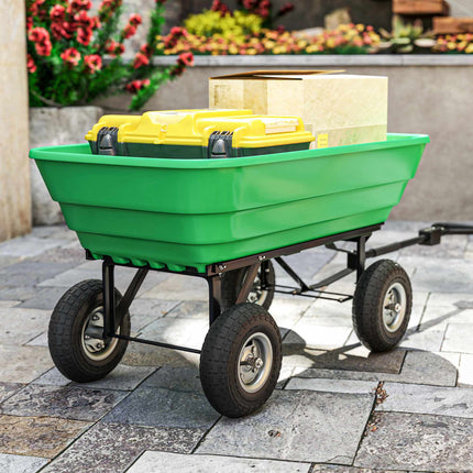 Schubkarrenrad 4er Set, Vollgummi, 80kg, Ø255mm