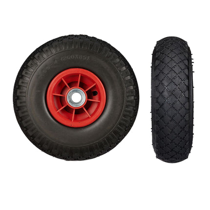 Roues de brouette en caoutchouc PU, 2 pièces.