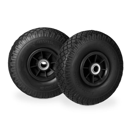 Roues de brouette en caoutchouc PU, 2 pièces.