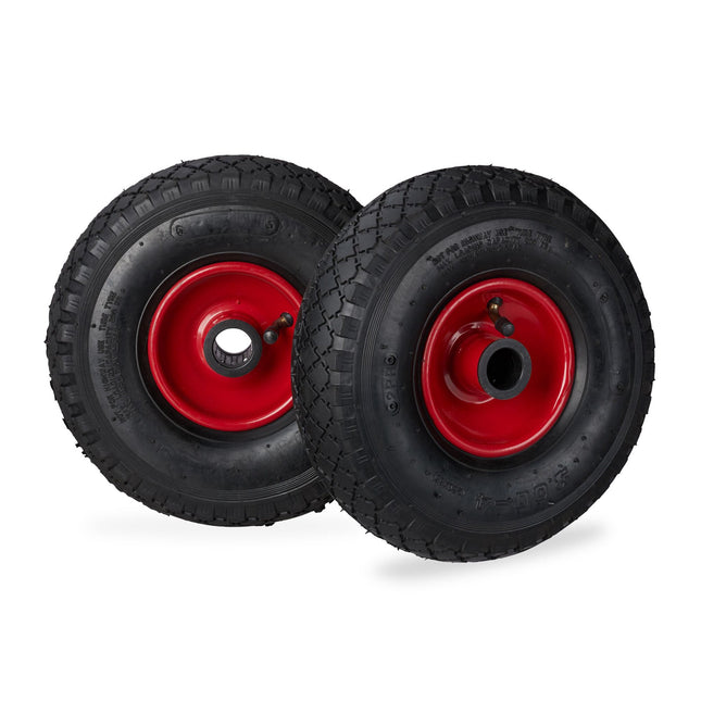 Roues de brouette en caoutchouc PU, 2 pièces.