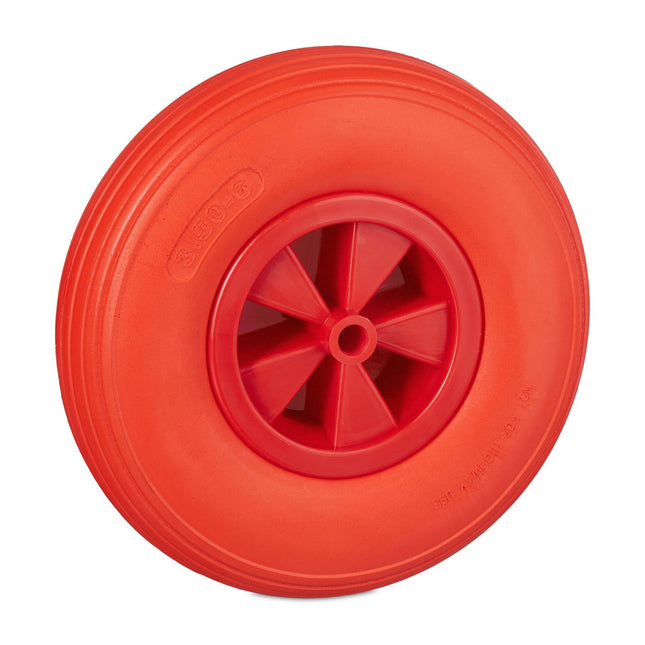 Roue pour brouette 3.50-6 en rouge