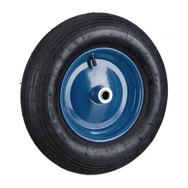 Roue pour brouette 4.80 4.00-8 jante bleue