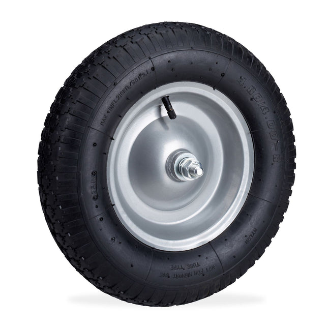 Roue pour brouette 4.80 4.00-8 avec axe