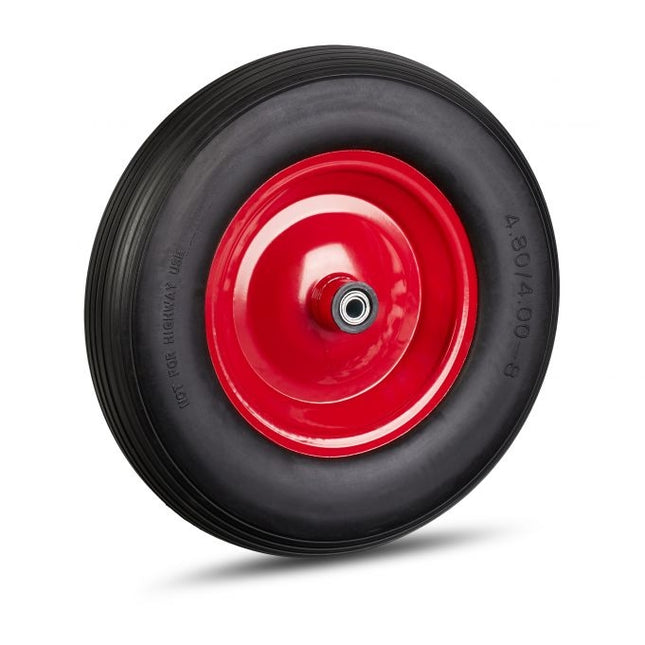 Roues pour brouette 4.80 4.00-8 avec adaptateurs