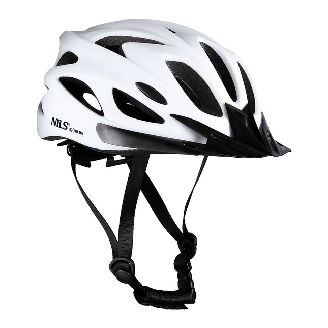 Casque de vélo blanc, taille L (55-61 cm)