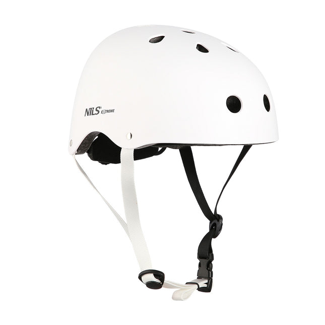 Casque de vélo blanc, taille M (55-58 cm)