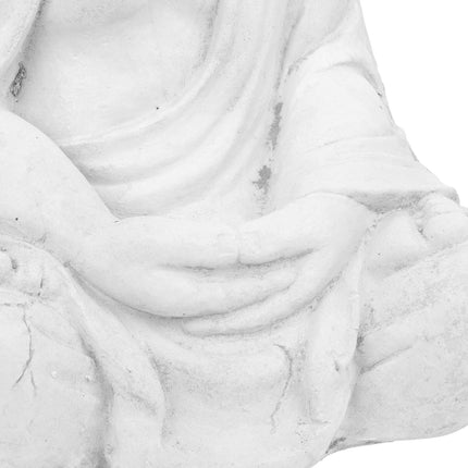 Statue de Bouddha blanc 70 cm
