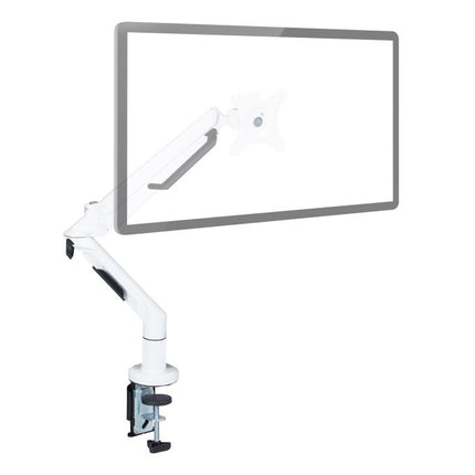 Halterung für weißen Monitor