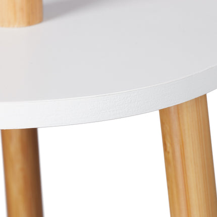 White/Natural Coat Rack