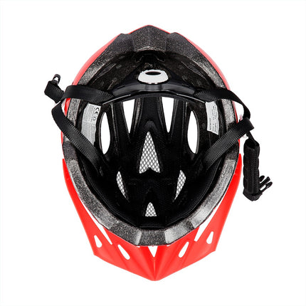 Casque blanc-rouge, taille S (50-58 cm)