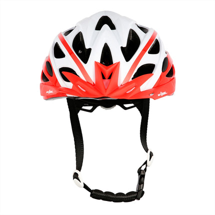 Weiß-Rot Größe L Helm, 59-65cm