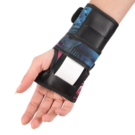 Weiße Knie- und Ellbogenschützer-Set, Größe S