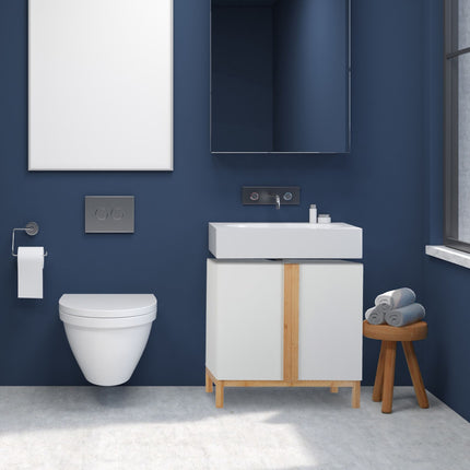 Meuble bas blanc