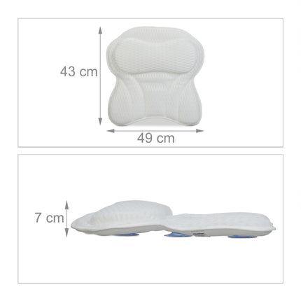 Coussin de bain blanc