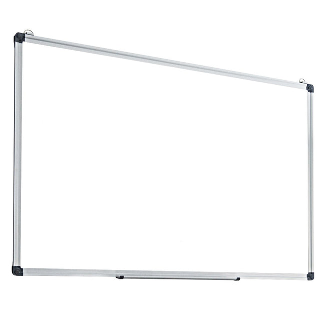Tableau blanc magnétique, tableau d'écriture, tableau mural, tableau mémo avec cadre en aluminium (70 x 50 cm)