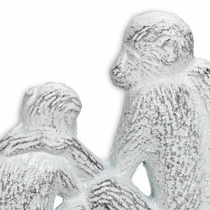 Cintre blanc en forme de singe