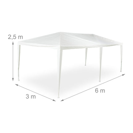 Pavillon blanc 3x6 m