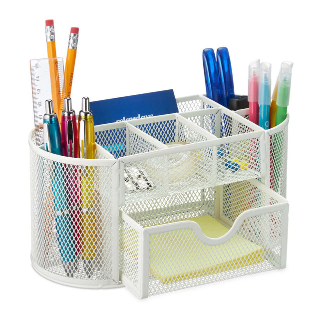 Porte-stylo blanc