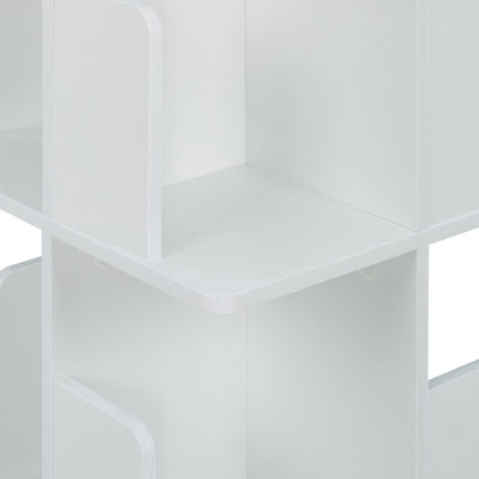 Bibliothèque rotative blanche