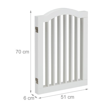 Portail de sécurité blanc 70 cm